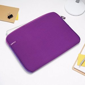 AmazonBasics 15 to 15.6-Inch Laptop Sleeve - Purple