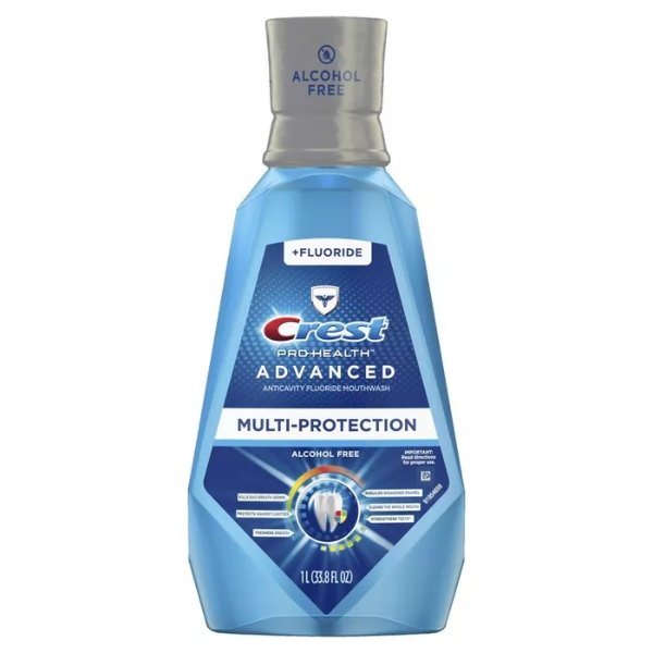 Pro-Health Advanced Mouthwash Alcohol Free Multi-Protection Fresh Mint - 33.8 fl oz