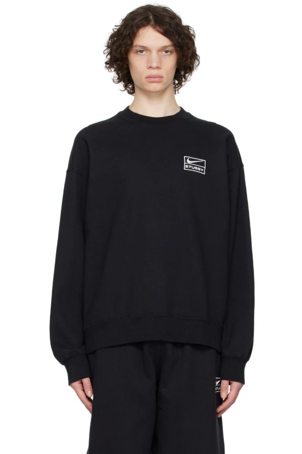 Black Stussy Edition Sweatshirt
