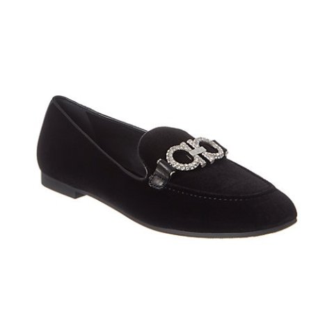 Salvatore FerragamoTrifoglio Gancini Velvet Loafer