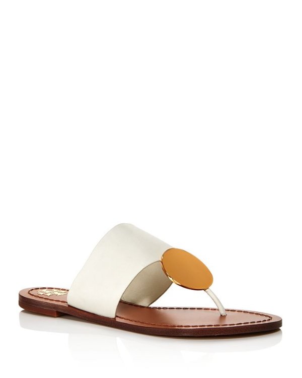 Women's Patos Disc Leather Thong Sandals