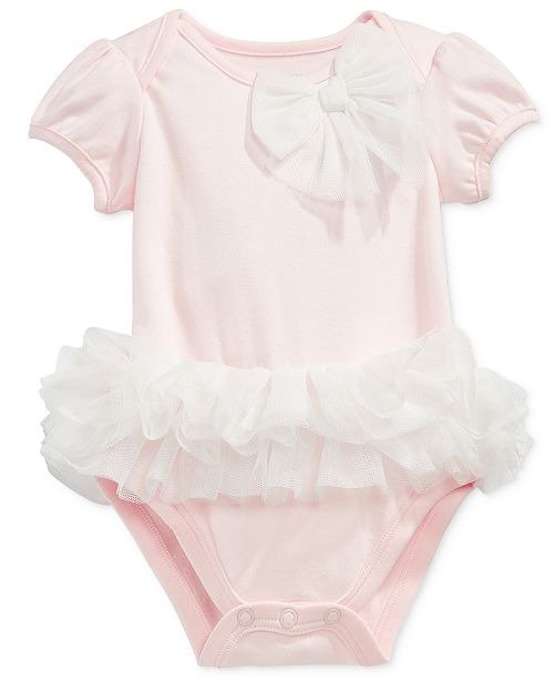 Baby Girls Tulle Tutu Bodysuit, Created for Macy's