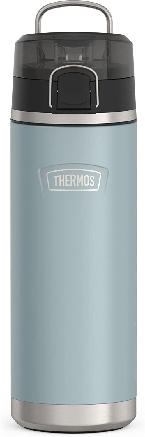 ICON SERIES BY THERMOS Stainless Steel Water Bottle with Spout 24 Ounce, Glacier