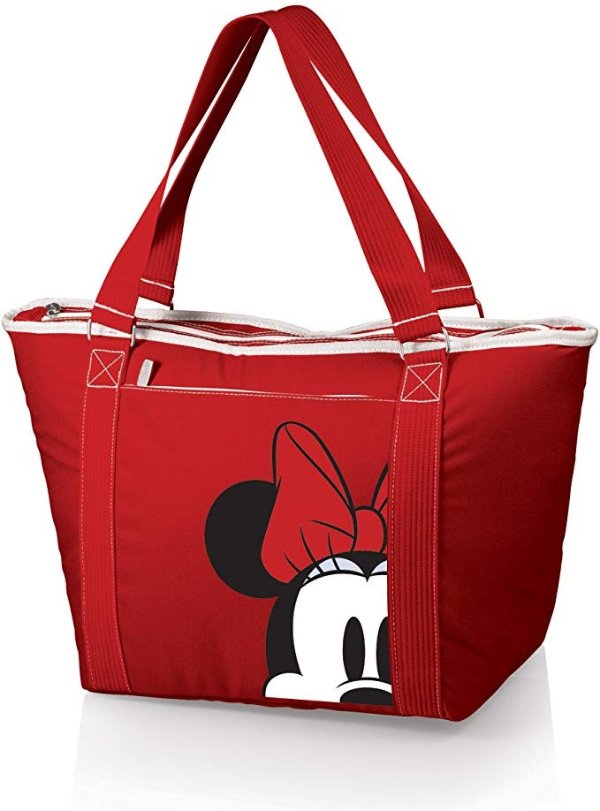 Disney Classics Mickey/Minnie Mouse Topanga Insulated Cooler Bag, Minnie Mouse/Red