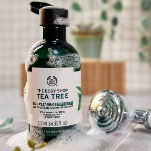The Body Shop 精选沐浴身体护理、香氛促销 收茶树系列