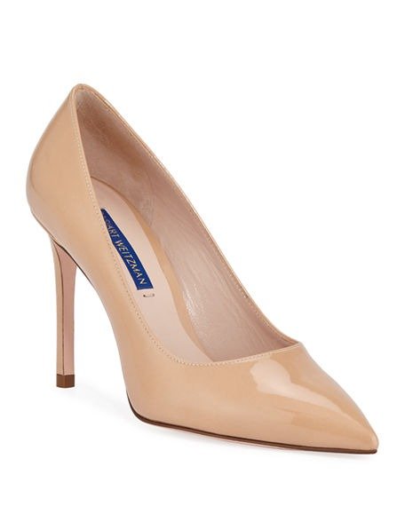 Leigh 95mm Patent Leather Pumps