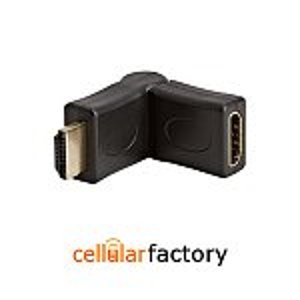 HDMI Male To Female Port Saver Adapter (Black, Adjustable to 90 Degree)                              $2                                       + Free Shipping      