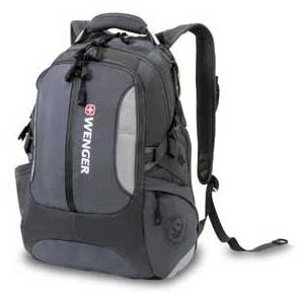 Wenger SA1537 Grey Computer Backpack - Fits Most 15 Inch Laptops and Tablets