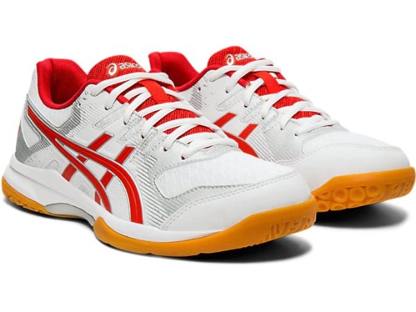 Women's GEL-ROCKET 9 | White/Classic Red | Volleyball | ASICS