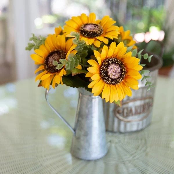 Sunflowers Floral Arrangement in JarSunflowers Floral Arrangement in JarRatings & ReviewsQuestions & AnswersShipping & ReturnsMore to Explore