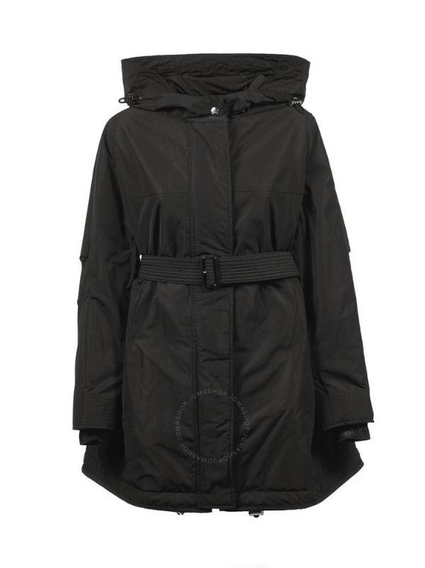 Diamond Quilted Hooded Coat