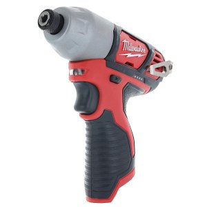 Milwaukee 2462-20 M12 1/4 Inch Hex Shank 12 Volt Lithium Ion Cordless 2,500 RPM 1,000 Inch Pounds Impact Driver
