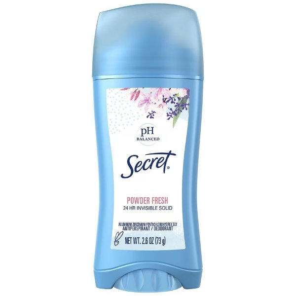 SecretInvisible Solid Antiperspirant Deodorant Powder Fresh2.6oz