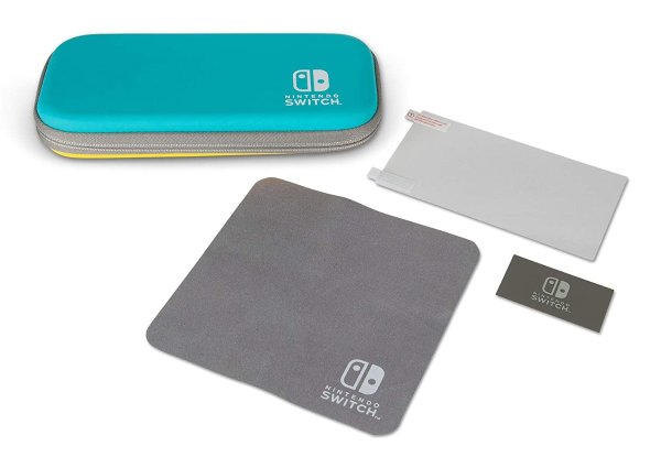 PowerA Nintendo Switch Lite 支架收纳包 含贴膜 毛巾