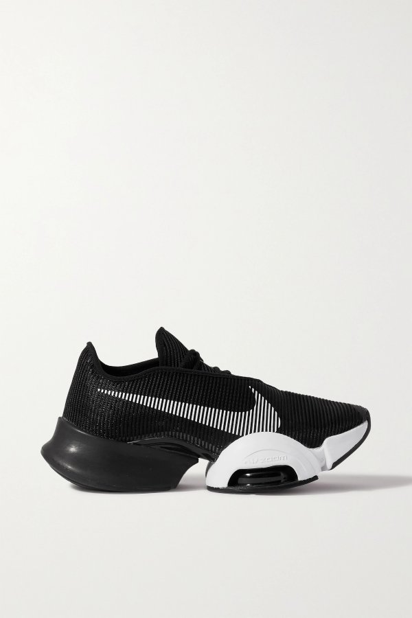 Air Zoom SuperRep 2 rubber-trimmed ribbed-knit and neoprene sneakers