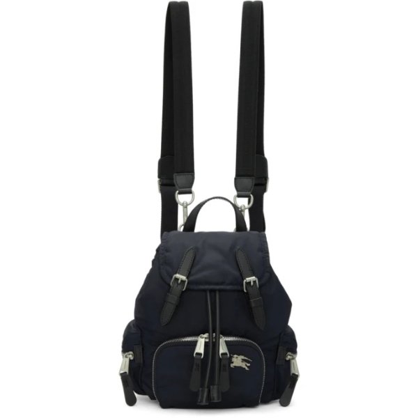 - Navy Small Puffer Crossbody Backpack