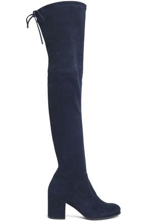 Tieland suede over-the-knee boots