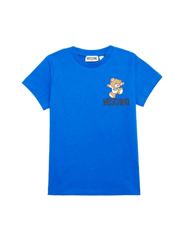 Little Boy's & Boy's Logo Teddy Bear Crewneck T-Shirt