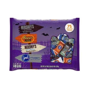 Hershey's Halloween Snack Size Assortment, 75-Count Bag