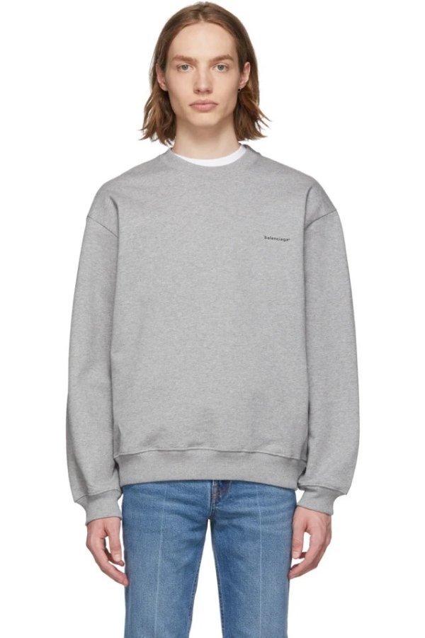 Grey 'Balenciaga®' Sweatshirt