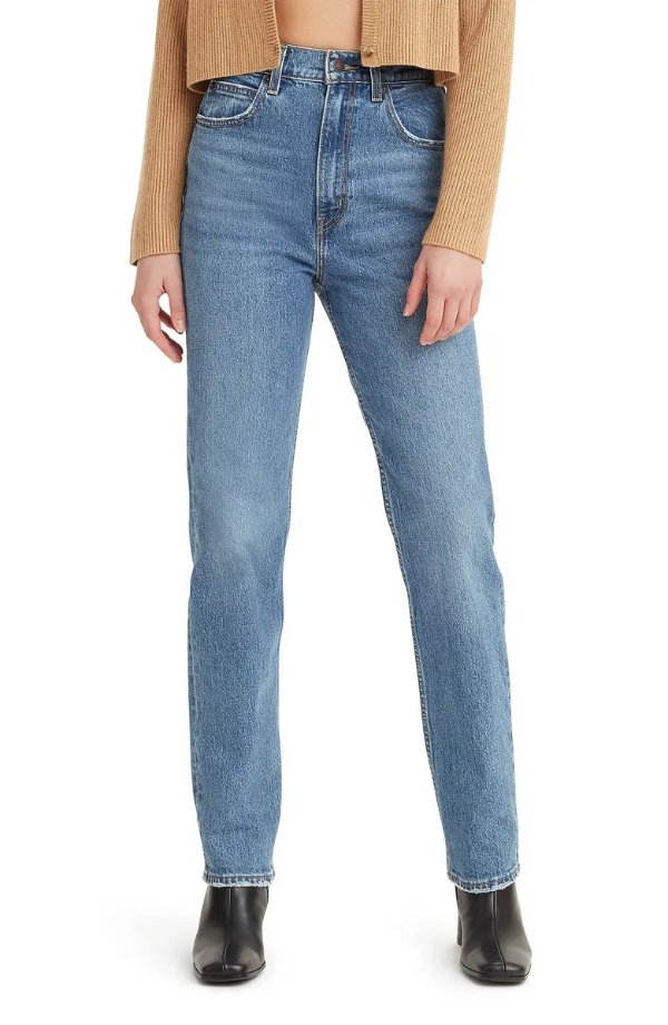 '70s High Straight Leg Jeans