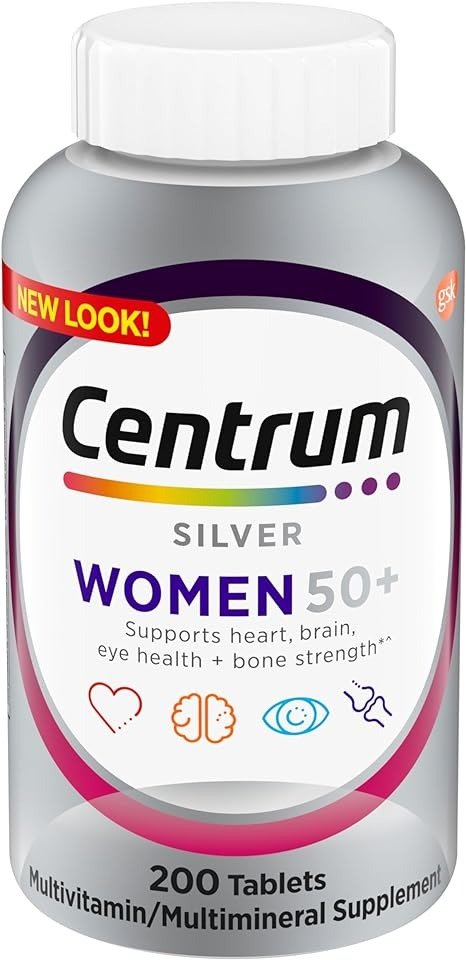 Silver Women's Multivitamin for Women 50 Plus 200 Ct