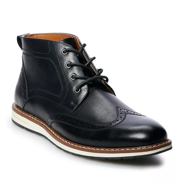 ® Werner Men's Wingtip Ankle Boots