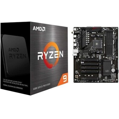 AMD Ryzen 9 5950X + Gigabyte B550 UD AC Motherboard