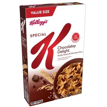 Kellogg's Special K Chocolatey Delight Breakfast Cereal Value Size 18.5 oz