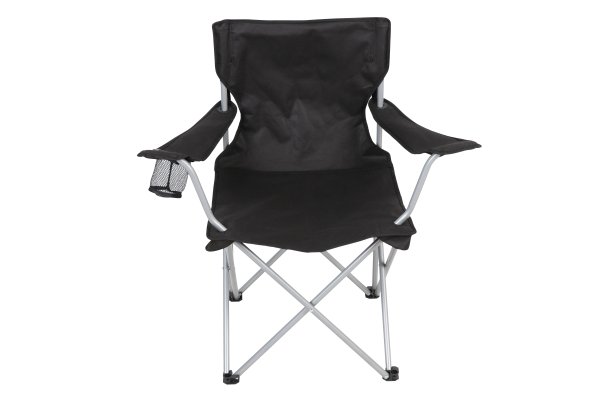 Ozark Trail Basic Quad Folding Outdoor Camp Chair with Cup Holder