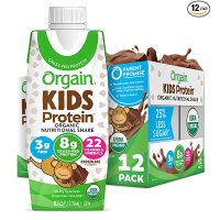 Orgain 童有机营养奶昔，巧克力口味，8.25盎司，12瓶