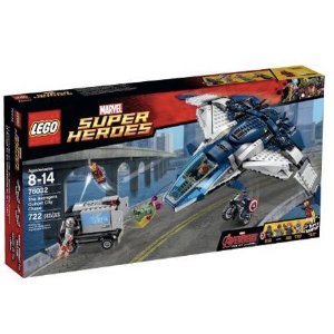 LEGO 乐高 拼插类玩具 Super Heroes超级英雄系列复仇者联盟昆式喷射机城市追逐战76032