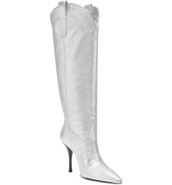 Outwest Knee High Pointed Toe Boot (Women)