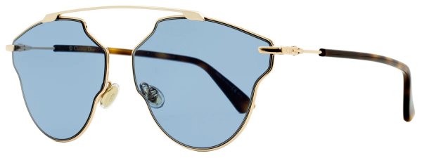 Women's Monochromatic Sunglasses SoRealPop DDBKU Gold/Havana 59mm