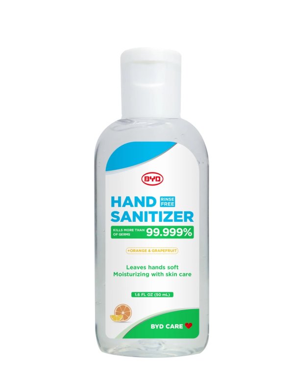 Moisturizing Hand Sanitizer, Orange & Grapefruit Scent, 1.6 Oz Bottle Item # 9854766