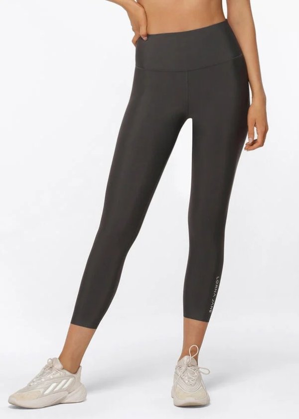 Cool Touch Lotus Ankle Biter Leggings | Grey | Ankle Biter | Lorna Jane USA