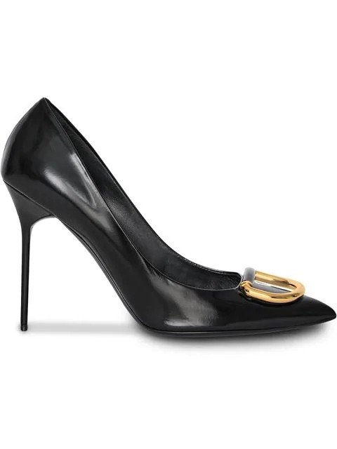 The Patent Leather D-ring Stiletto
