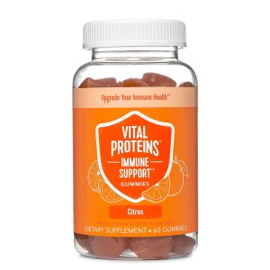Vital Proteins Immune Gummies, Zinc, Vitamin C and Ginger Extract to Support Immune Health, 60 ct, 30-Day Supply, Citrus Flavor