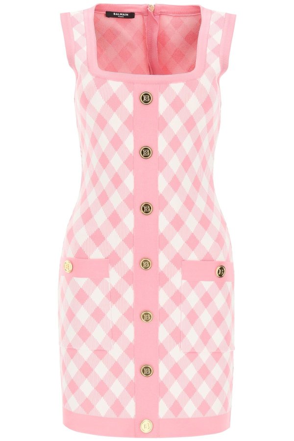 mini dress with buttons