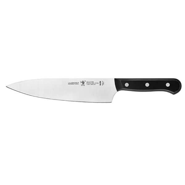 HENCKELS Solution Chef's Knife, 8-inch, Black/Stainless Steel
