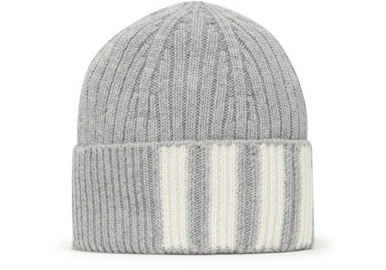 4-Bar 羊绒针织帽