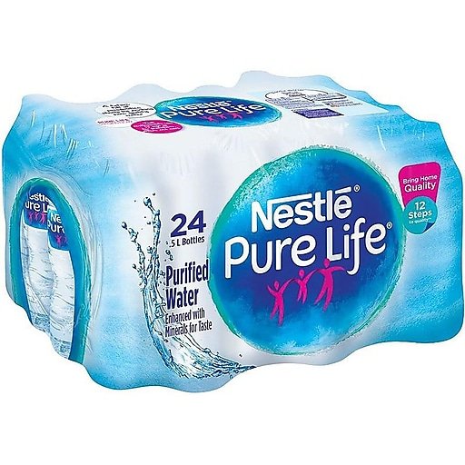 Nestle Pure Life 净化水 16.9 Oz 24瓶