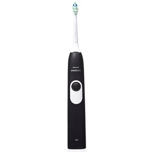 Philips Sonicare 2 Series plaque control rechargeable electric toothbrush, Black, HX6211