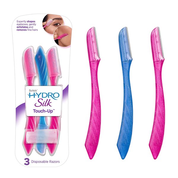 Hydro Silk Touch-Up Exfoliating Dermaplaning Tool, Face & Eyebrow Razor