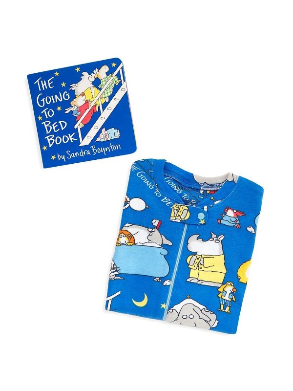 Baby Boy's "The Going To Bed" Book Coveralls