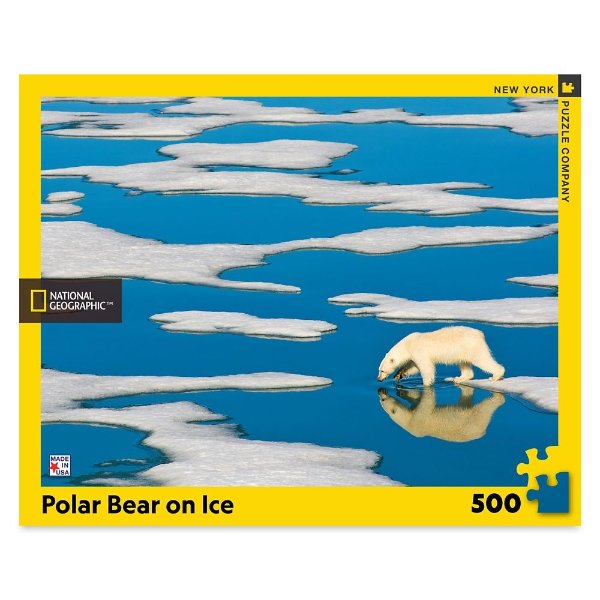Polar Bear on Ice 拼图，500片