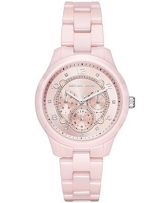 Women's Runway Pink Ceramic Bracelet Watch 38mm