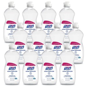 PURELL Advanced Hand Sanitizer Refreshing Gel, Clean Scent, 12.6 Fl Oz Bottle (Pack of 12)