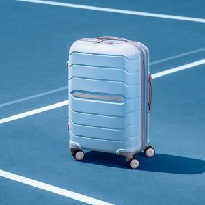 Samsonite Freeform 28" 新款蓝色行李箱，明星同款