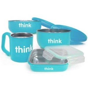 thinkbaby The Complete BPA Free Feeding Set, Light Blue
